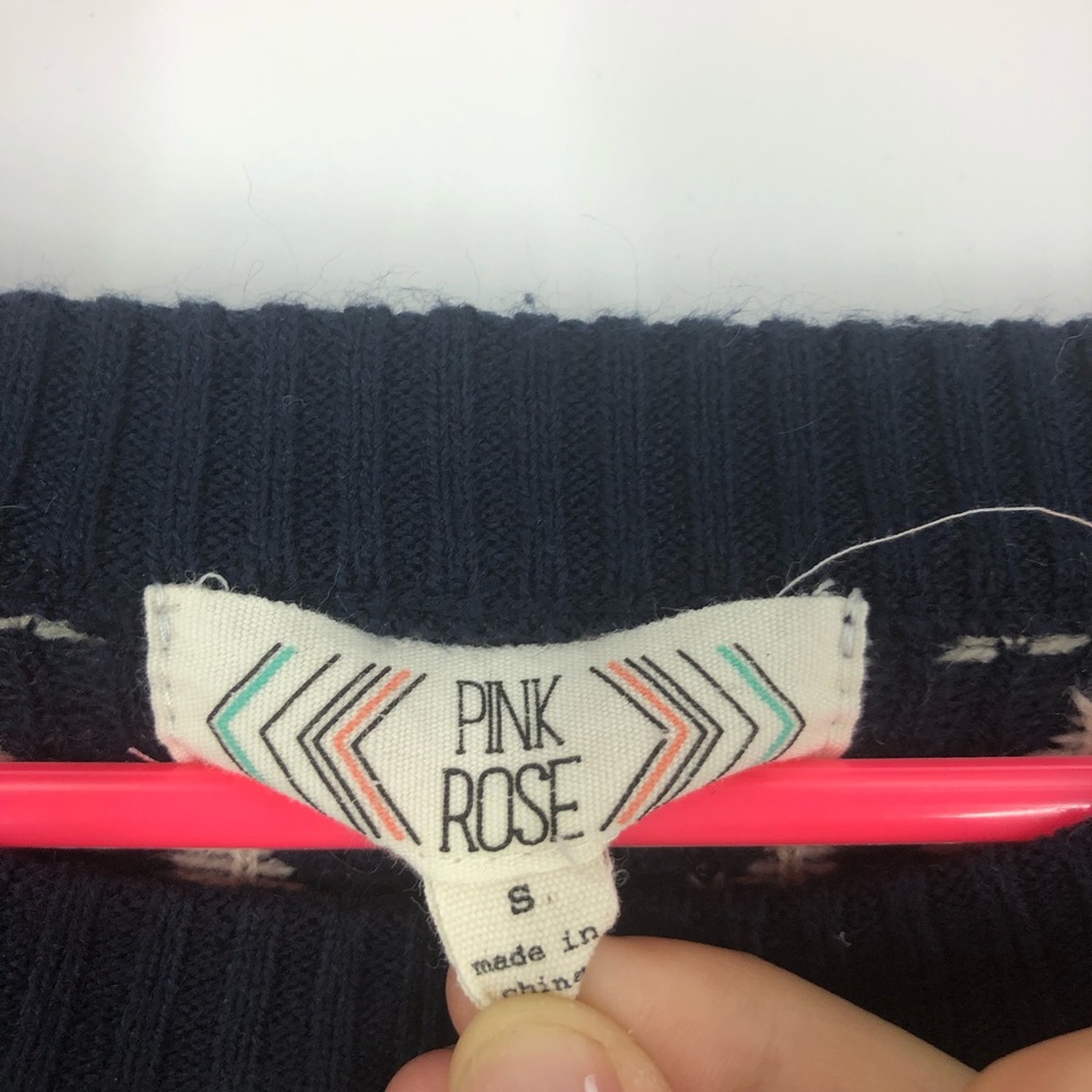 Pink Rose Sweater - Picture 2 of 4